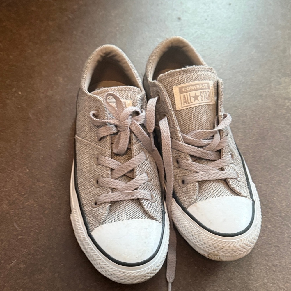 Converse Kids Light Gray All-Star Sneakers